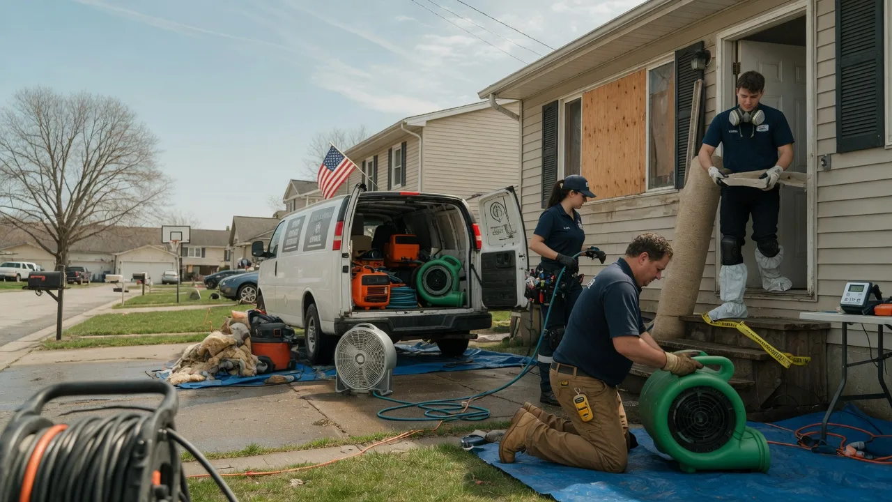 Water Damage Restoration in Hopewell, OH near me